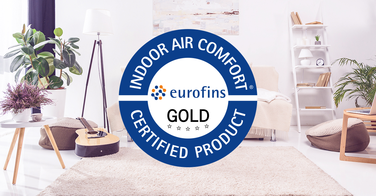 URSA obtains the GOLD certificate for indoor air quality