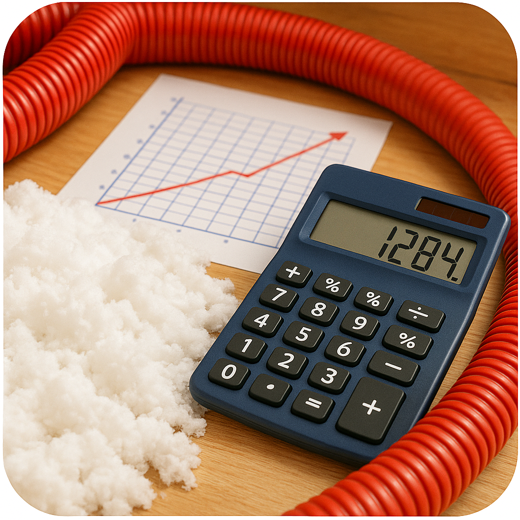 Calcule su producto: material preciso para un confort perfecto en segundos